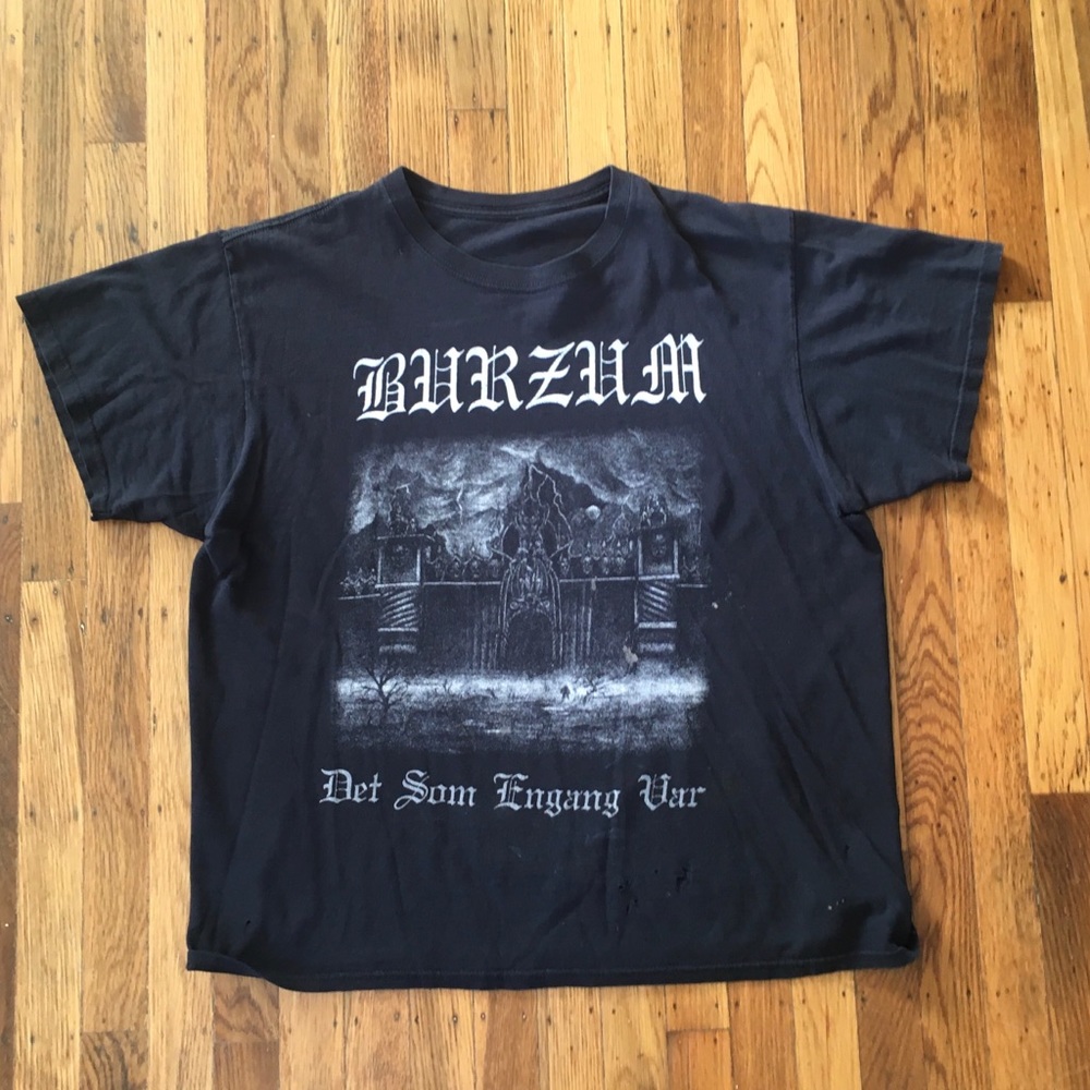 Vintage 1990s Burzum Norwegian Black Metal Shirt